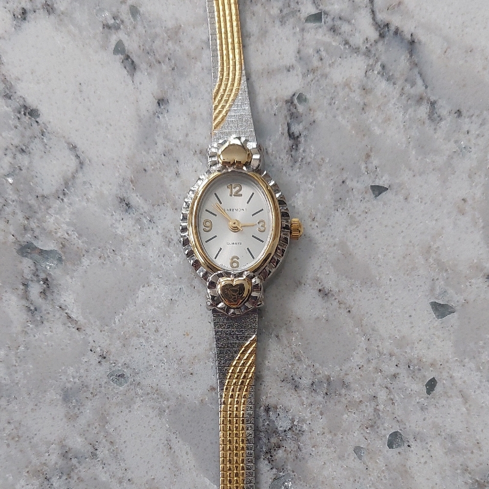 Claremont Two-Tone Silver and Gold Women's Watch